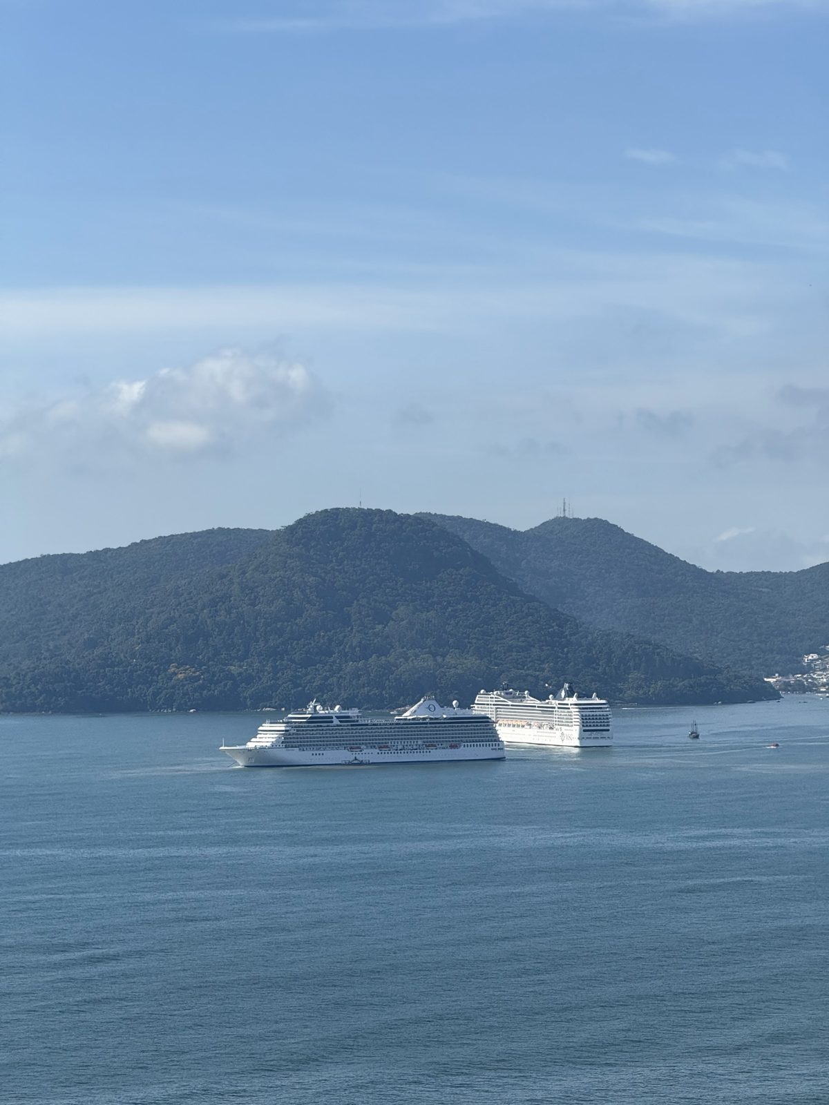 Balneário Camboriú is also a port of call for large cruise ships.